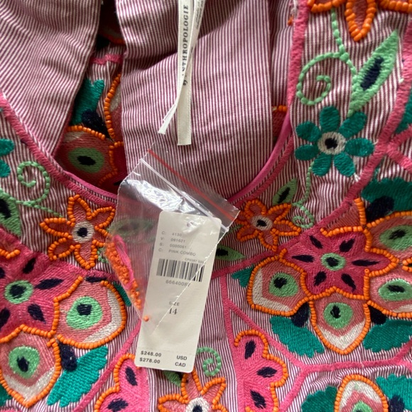 Anthropologie Embroidered & Appliqued Shift Dress - Picture 7 of 13